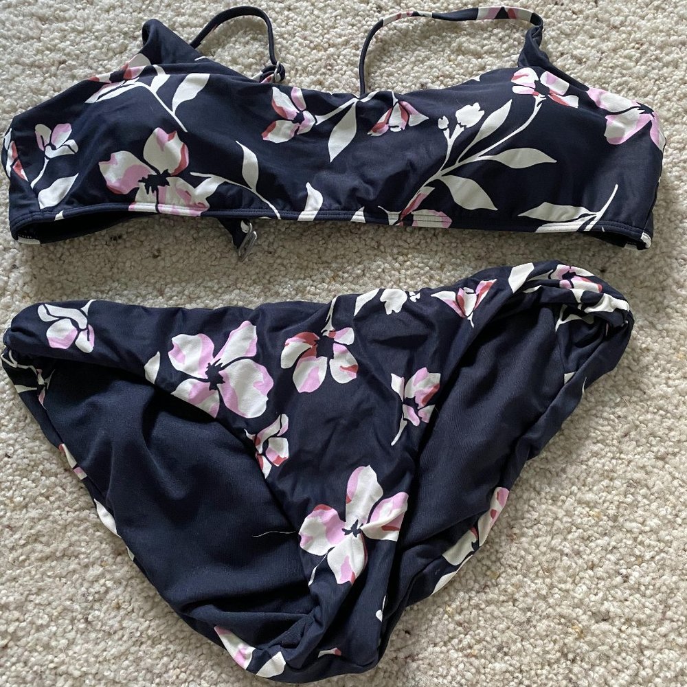 Billabong Navy Floral Bikini